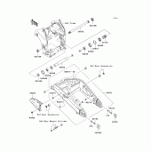 Схема узла: Задний рычаг (Маятник) для Kawasaki ZX1000 Ninja ZX-10R