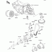 Схема узла: Масляный насос для Kawasaki EX650 Ninja 650 ABS