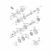 Схема вузла: Трансмісія для Kawasaki ZG1000 Concours
