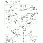 Схема вузла: Замок запалювання для Kawasaki ZR1000 Z1000