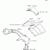Схема вузла: Decals(black)(gcf) для Kawasaki ZX1000 Z1000SX