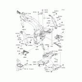 Схема узла: Frame fittings(j2) для Kawasaki ZR750 Z750