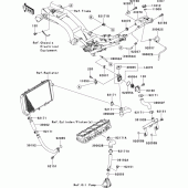 Схема узла: Water pipe для Kawasaki ZR750 Z750R