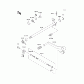 Схема узла: Переключатель передач для Kawasaki ZX600 Ninja ZX-6R