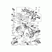 Схема вузла: Електроустаткування для Kawasaki EX300 Ninja 300 ABS