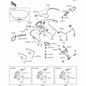 Схема вузла: Cowling(zx600-g1) для Kawasaki ZX600 Ninja ZX-6R
