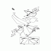 Схема вузла: Side Covers для Kawasaki KLX450 KLX450R