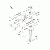Схема вузла: Підвіска для Kawasaki KX125