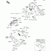 Схема вузла: Cowling(center)(a6f) для Kawasaki EX650 Ninja 650