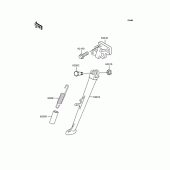 Схема вузла: Підставка для Kawasaki ZR250 Balius