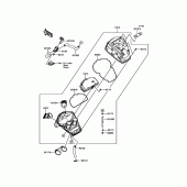 Схема вузла: Повітряний фільтр Kawasaki EN650 Vulcan S Café ABS