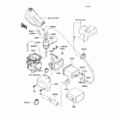 Схема вузла: Canister(ca) для Kawasaki KL250 KLR250