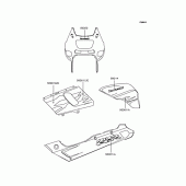 Схема вузла: Наклейки для Kawasaki ZX400 ZZR400