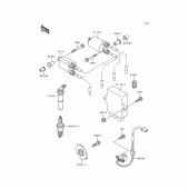 Схема вузла: Ignition system для Kawasaki ZX600 Ninja ZX-6