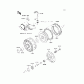 Схема узла: Clutch(-kl650aea72319) для Kawasaki KL650 KLR650