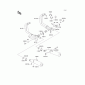 Схема узла: Выхлопная система (s) для Kawasaki ZG1000 1000GTR