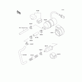 Схема вузла: Fuel pump для Kawasaki ZX600 Ninja ZX-6