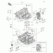 Схема вузла: Картер двигуна для Kawasaki ZX636 Ninja ZX-6R KRT Edition