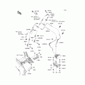 Схема вузла: Brake piping для Kawasaki KLZ1000 Versys 1000