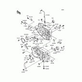 Схема вузла: Картер двигуна для Kawasaki BJ250 Estrella