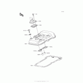 Схема узла: Клапанная крышка для Kawasaki EX300 Ninja 300