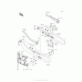 Схема вузла: Вихлопна система для Kawasaki VN900 Vulcan 900 Custom
