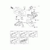 Схема узла: Крыло для Kawasaki EX250 Ninja 250