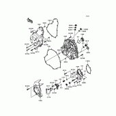 Схема вузла: Engine Cover(s) для Kawasaki EX650 ER-6F ABS