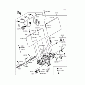 Схема вузла: Throttle для Kawasaki ZR750 Z750