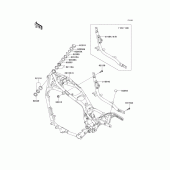 Схема вузла: Рама для Kawasaki VN1500 VN1500 Classic Tourer