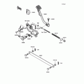 Схема вузла: Лапка гальма для Kawasaki VN750 Vulcan 750