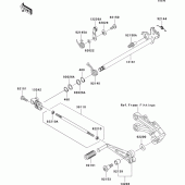 Схема узла: Переключатель передач для Kawasaki ZX1000 Ninja ZX-10R