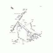 Схема узла: Рама для Kawasaki VN1700 VN1700 Classic ABS