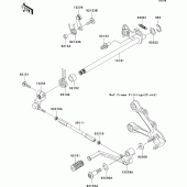 Схема вузла: Перемикач передач для Kawasaki ZX636 Ninja ZX-6R