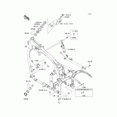Схема вузла: Рама для Kawasaki VN900 VN900 Classic