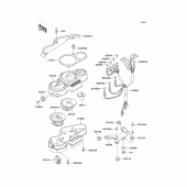 Схема вузла: Meter(s) для Kawasaki ZX750 Ninja ZX-7R