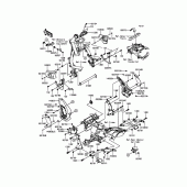 Схема вузла: Кріплення двигуна для Kawasaki EN650 Vulcan S SE