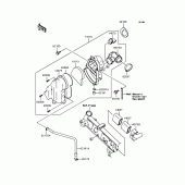Схема узла: Воздушный фильтр для Kawasaki KL110 KSR