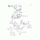 Схема вузла: Taillight(s) для Kawasaki KLE650 Versys 650 ABS