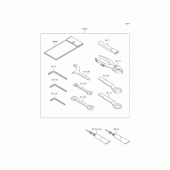 Схема узла: Набор инструментов для Kawasaki EX400 Ninja 400R