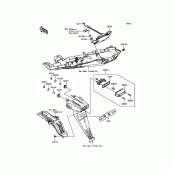 Схема вузла: Taillight(s) для Kawasaki ZX636 Ninja ZX-6R ABS