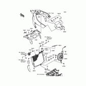 Схема вузла: Радіатор для Kawasaki ZX636 Ninja ZX-6R
