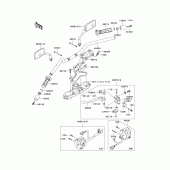 Схема вузла: Кермо (a7f/a8f) для Kawasaki KLE650 Versys 650