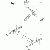 Схема узла: Лапка тормоза для Kawasaki ZG1000 Concours
