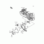 Схема вузла: Chain Cover для Kawasaki VN1700 Vulcan 1700 Vaquero ABS