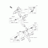 Схема узла: Поворотники для Kawasaki KLE650 Versys 650