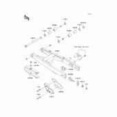Схема вузла: Swing arm для Kawasaki KX100