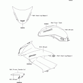 Схема вузла: Decals(msblack)(dbf) для Kawasaki EX650 Ninja 650 ABS