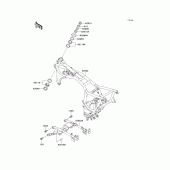 Схема вузла: Рама для Kawasaki ZG1000 Concours