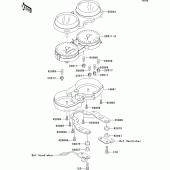 Схема вузла: Meter(s) для Kawasaki EJ650 W650
